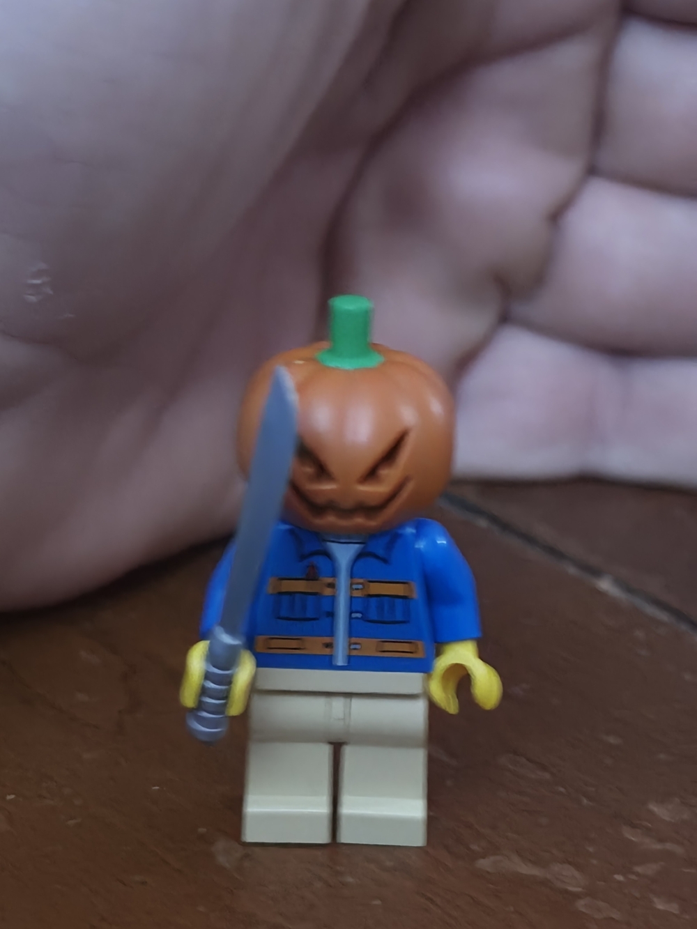 LEGO Orange Minifigure Headgear Pumpkin Jack O' Lantern Minifigure Halloween